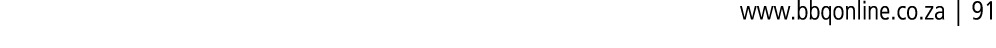 www.bbqonline.co.za | 91