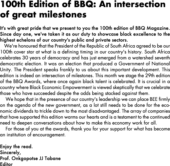 100th Edition of BBQ: An intersection of great milestones It's with great pride that we present to you the 100th edit...