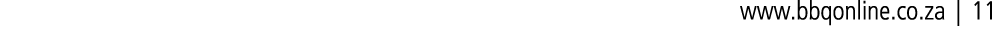 www.bbqonline.co.za | 11