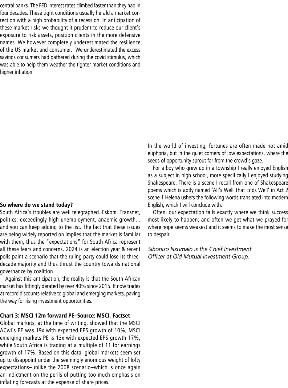 central banks. The FED interest rates climbed faster than they had in four decades. These tight conditions usually he...