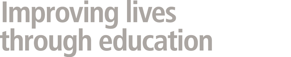 Improving lives through education 