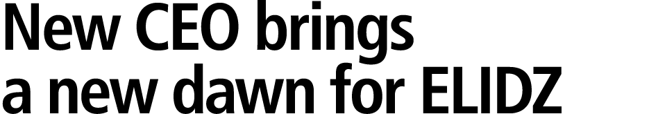 New CEO brings a new dawn for ELIDZ 