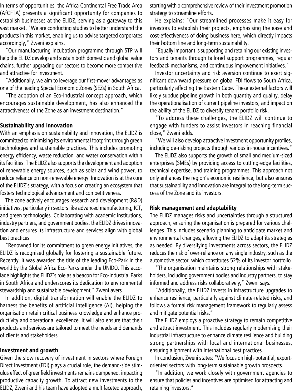 In terms of opportunities, the Africa Continental Free Trade Area (AfCFTA) presents a significant opportunity for com...