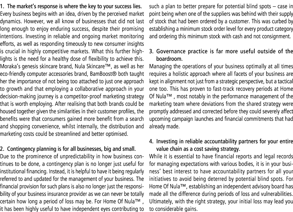 1. The market’s response is where the key to your success lies. Every business begins with an idea, driven by the per...