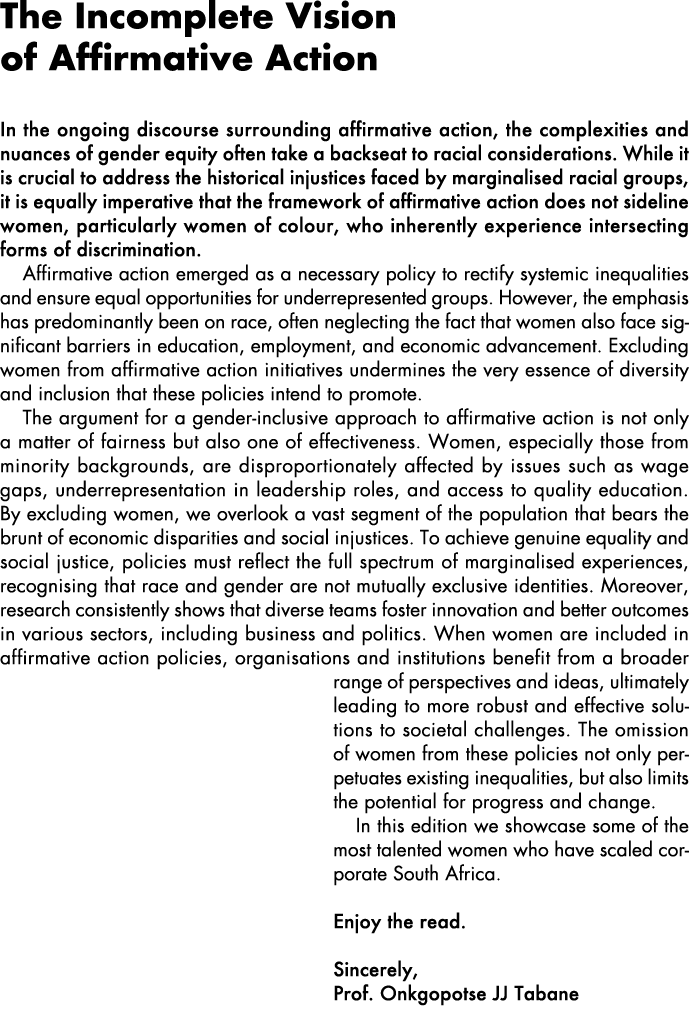 The Incomplete Vision of Affirmative Action In the ongoing discourse surrounding affirmative action, the complexities...