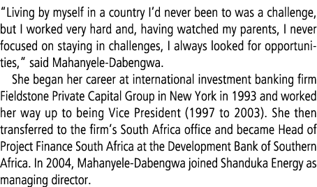 “Living by myself in a country I’d never been to was a challenge, but I worked very hard and, having watched my paren...