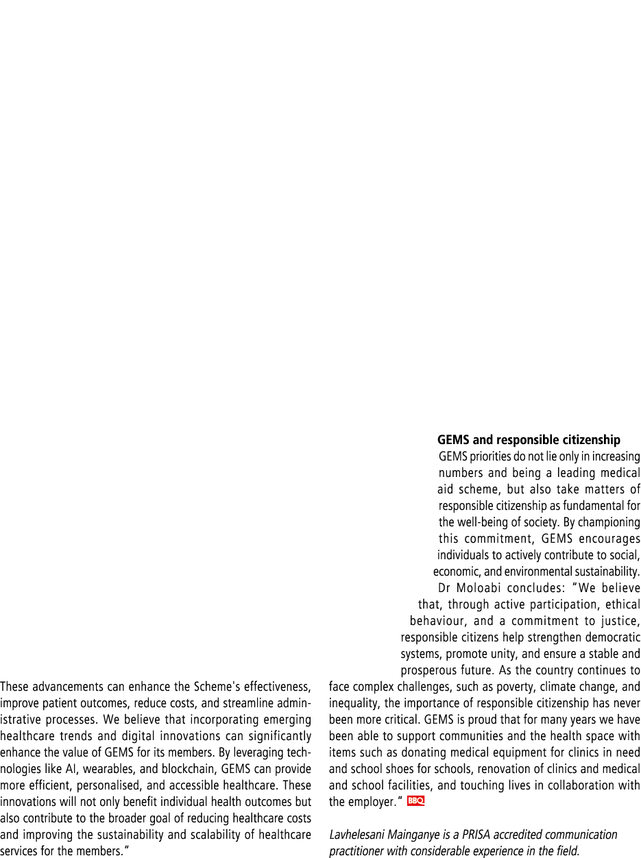 These advancements can enhance the Scheme's effectiveness, improve patient outcomes, reduce costs, and streamline adm...