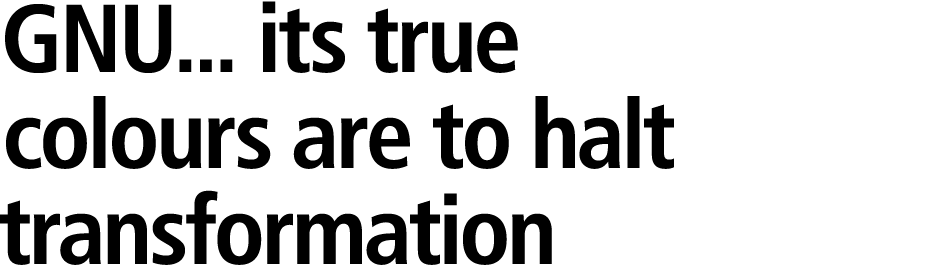 GNU... its true colours are to halt transformation 