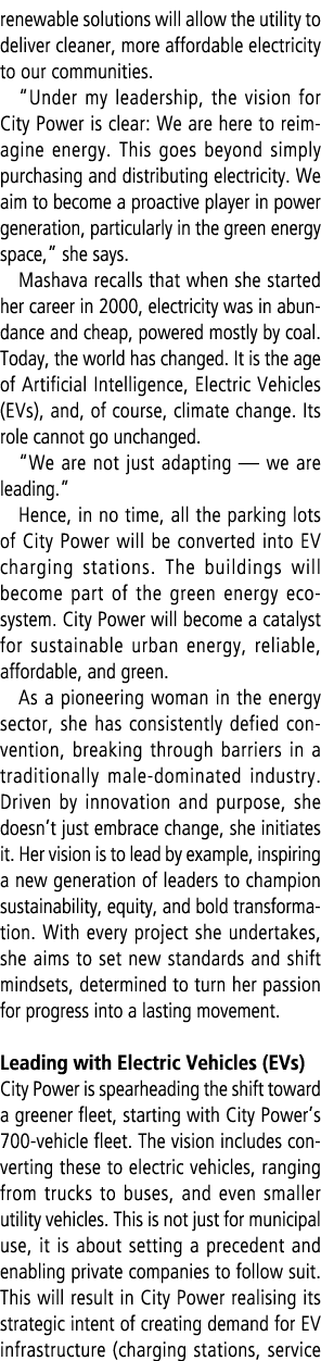 renewable solutions will allow the utility to deliver cleaner, more affordable electricity to our communities. “Under...