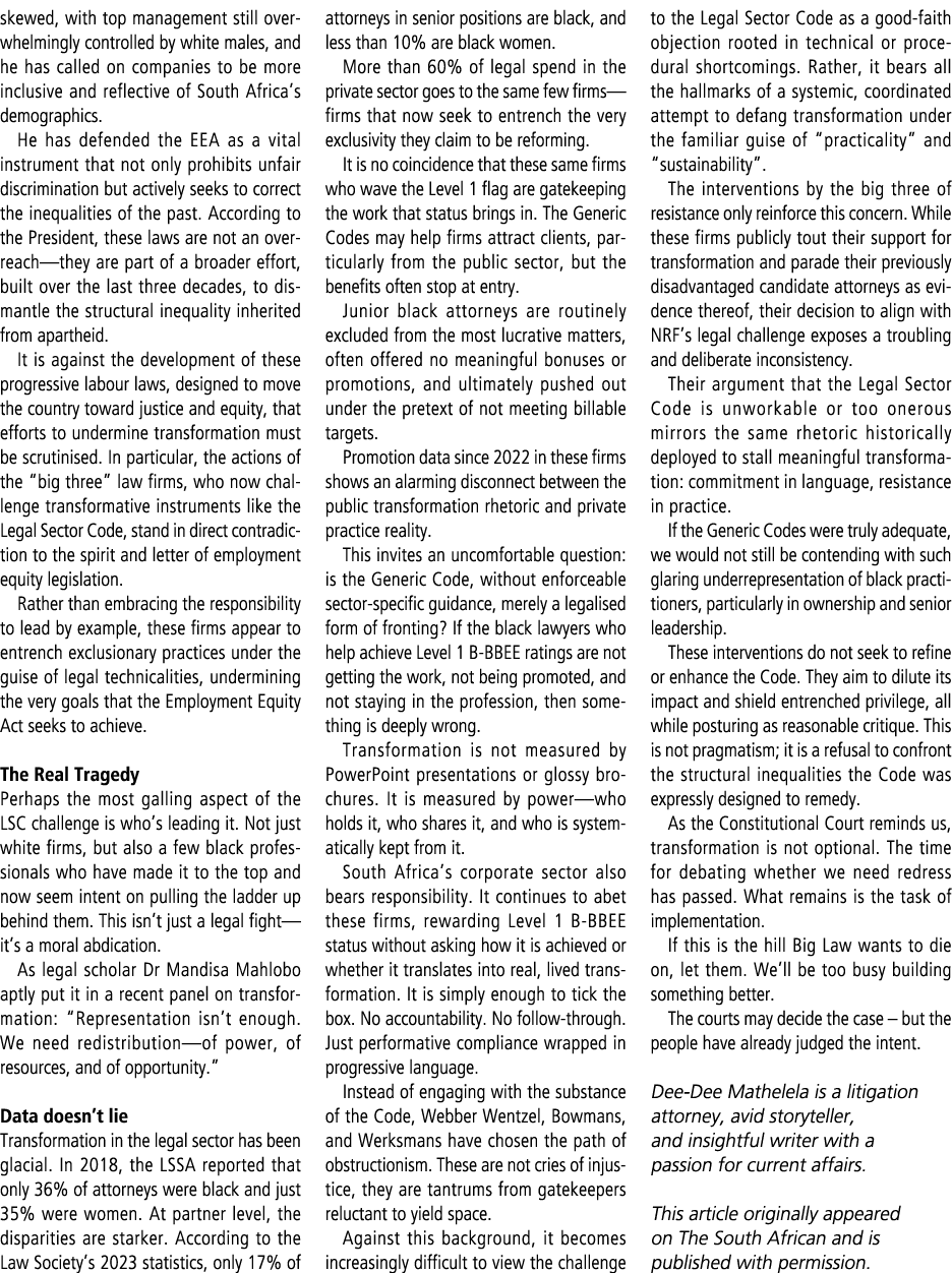 skewed, with top management still overwhelmingly controlled by white males, and he has called on companies to be more...