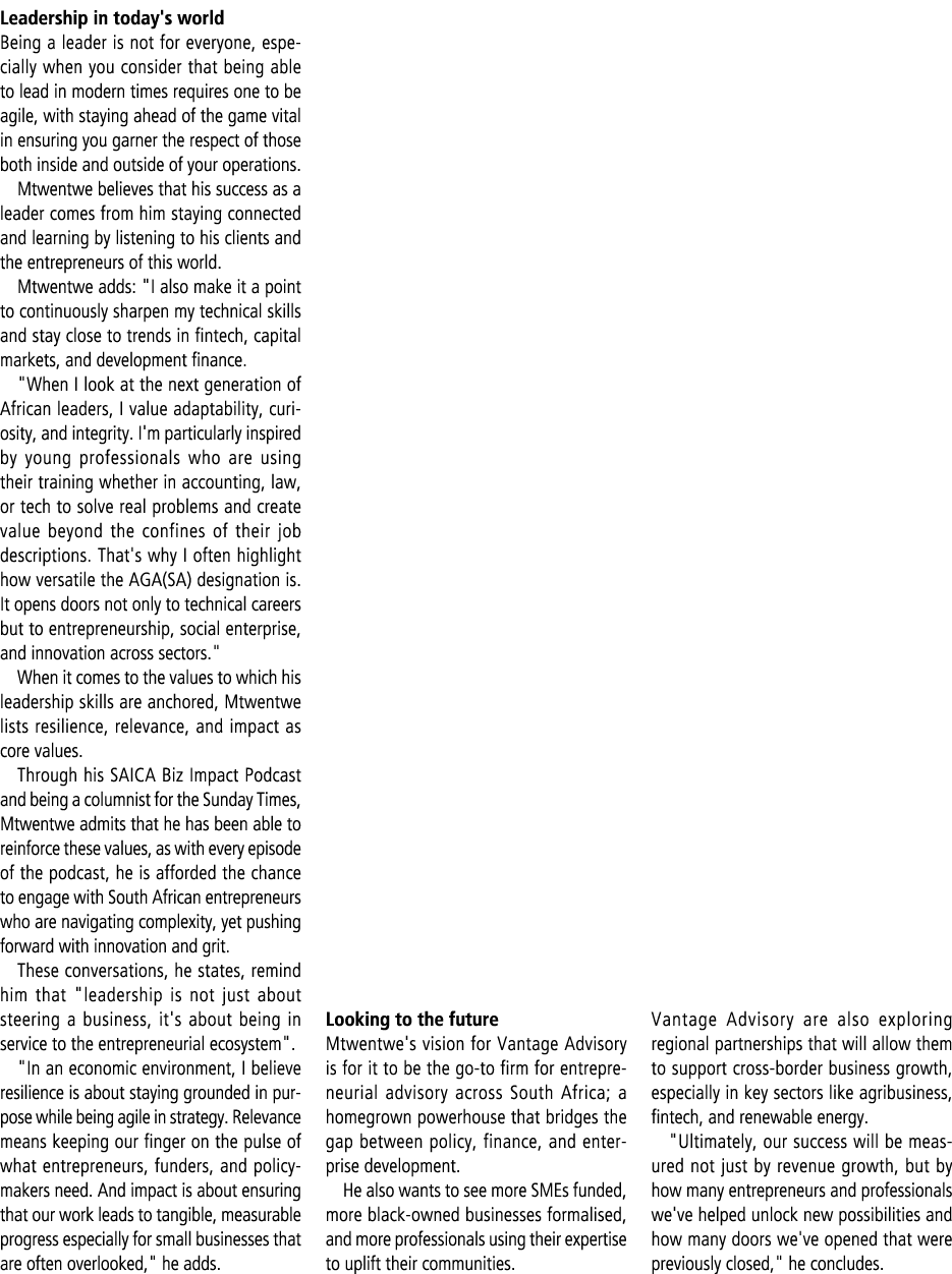 Leadership in today's world Being a leader is not for everyone, especially when you consider that being able to lead ...