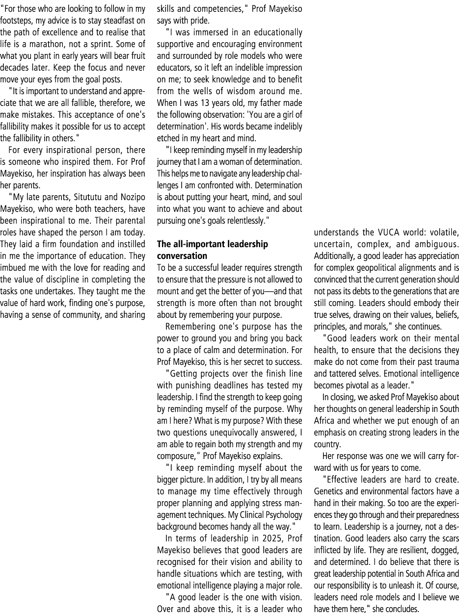 \“For those who are looking to follow in my footsteps, my advice is to stay steadfast on the path of excellence and t...