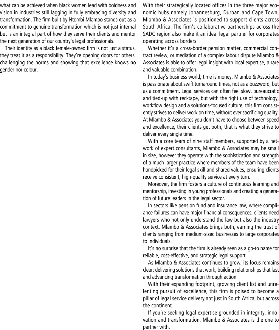 what can be achieved when black women lead with boldness and vision in industries still lagging in fully embracing di...