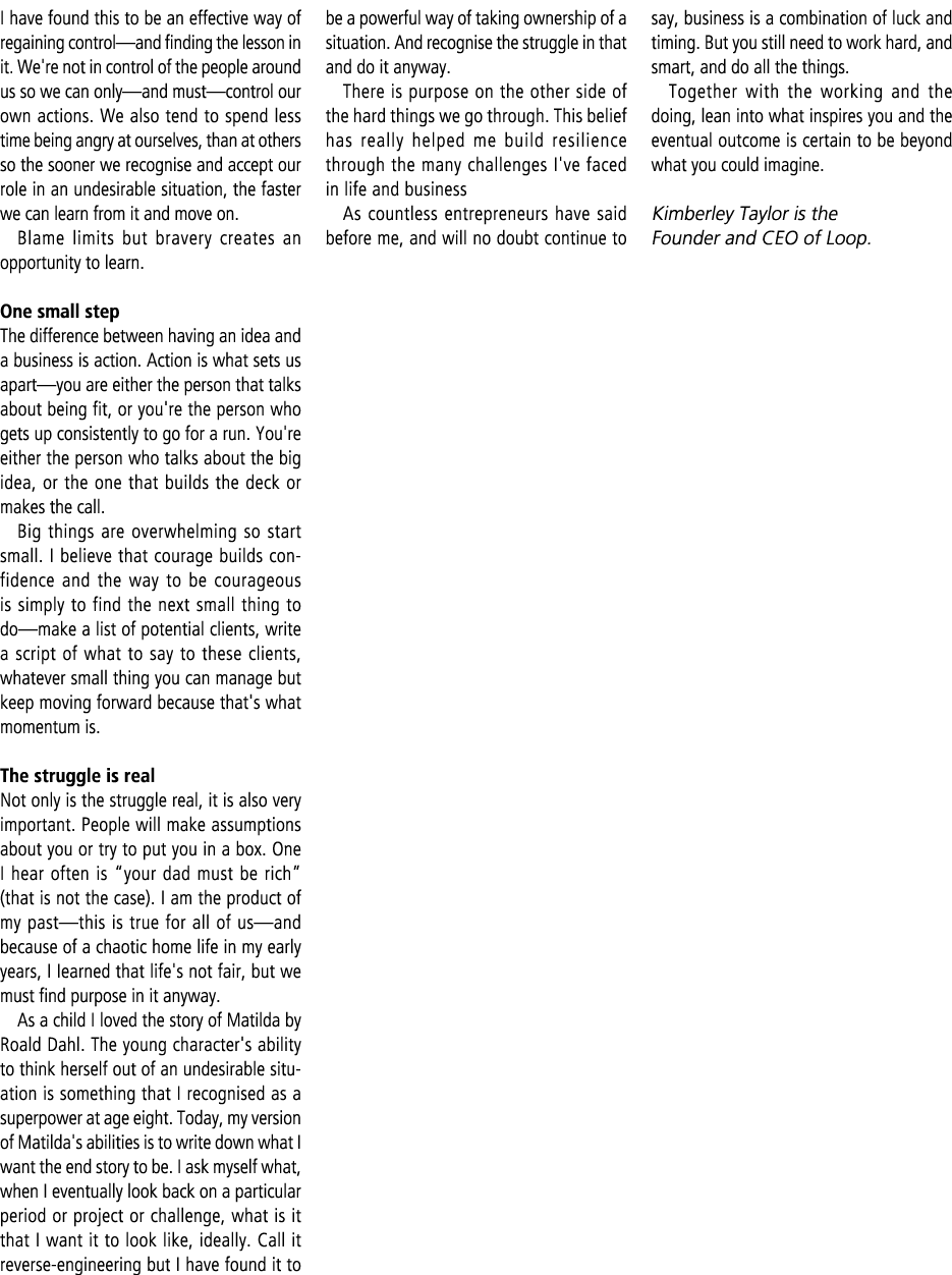I have found this to be an effective way of regaining control—and finding the lesson in it. We're not in control of t...