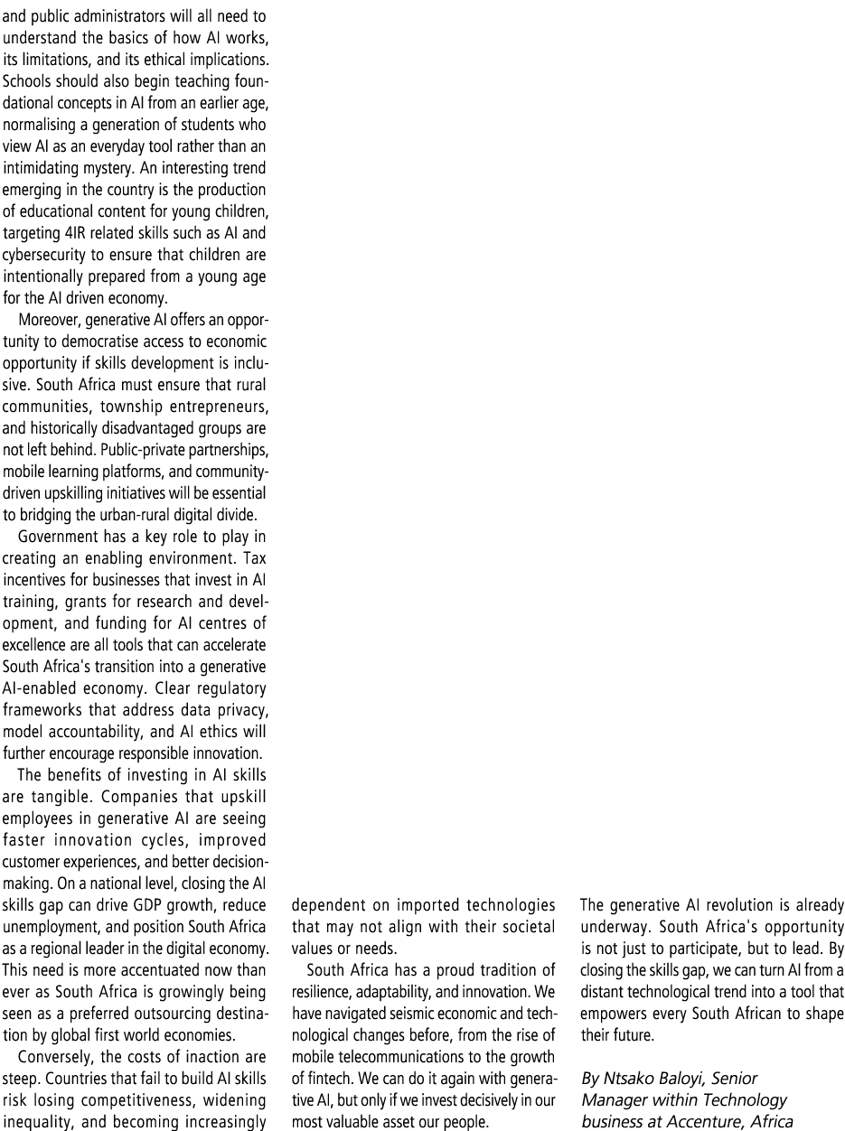 and public administrators will all need to understand the basics of how AI works, its limitations, and its ethical im...