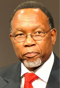 CAPE TOWN/SOUTH AFRICA, 11JUN2009 - Kglema Petrus Motlanthe, Deputy President of South Africa speaks with Robyn Curnow, Correspondent, CNN, South Africa at 2010: Building a Legacy for South Africa held During the World Economic Forum on Africa 2009 in Cape Town, South Africa, June 11, 2009 Copyright World Economic Forum www.weforum.org / Eric Miller emiller@iafrica.com