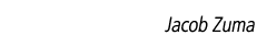 Jacob Zuma