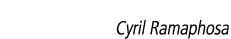 Cyril Ramaphosa 