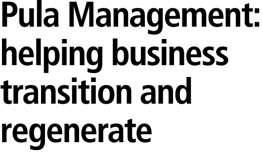 Pula Management: helping business transition and regenerate 