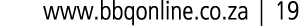 www.bbqonline.co.za | 19