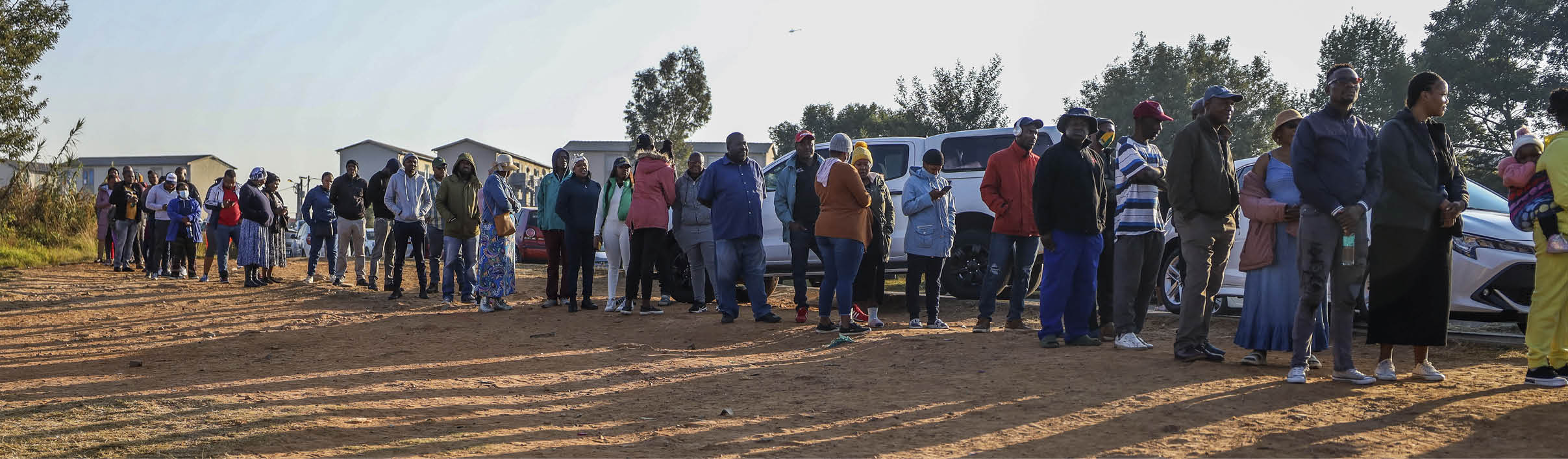 JOHANNESBURG, SOUTH AFRICA - MAY 29: Voters during the South Africa General Elections at Killarney Country Club on May 29, 2024 in Johannesburg, South Africa. South Africans voted in the country's seventh democratic general elections to elect a new National Assembly as well as the provincial legislature in each of the nine provinces. (Photo by Sharon Seretlo/Gallo Images via Getty Images)