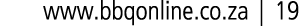 www.bbqonline.co.za | 19