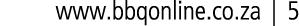 www.bbqonline.co.za | 5
