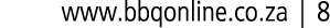 www.bbqonline.co.za | 8