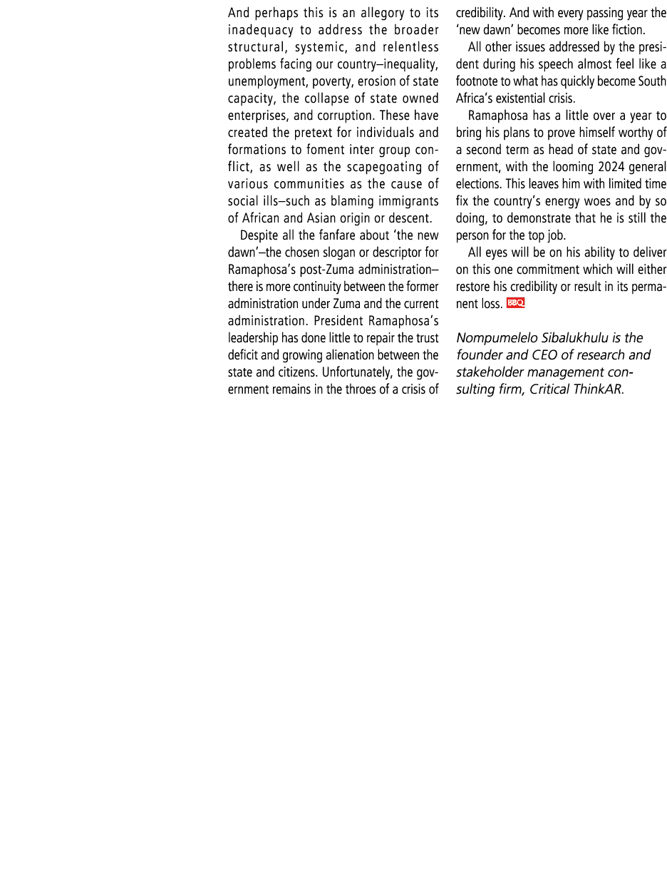 And perhaps this is an allegory to its inadequacy to address the broader structural, systemic, and relentless problem...