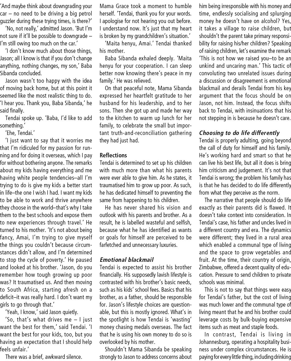 ‘And maybe think about downgrading your car – no need to be driving a big petrol guzzler during these trying times, i...