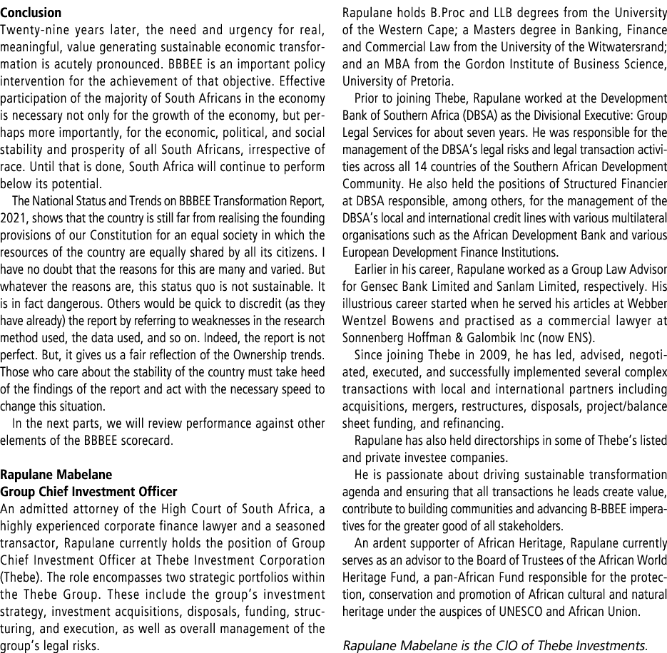 Conclusion Twenty nine years later, the need and urgency for real, meaningful, value generating sustainable economic ...