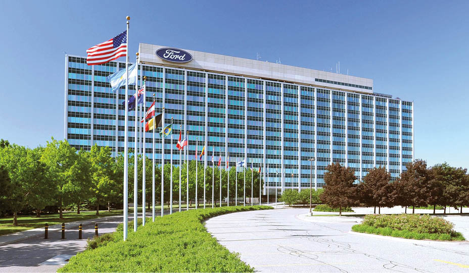 Ford World Headquarters in Dearborn Photo courtesy of Ford