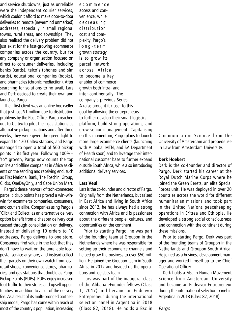 and service shutdowns; just as unreliable were the independent courier services, which couldn't afford to make door t...