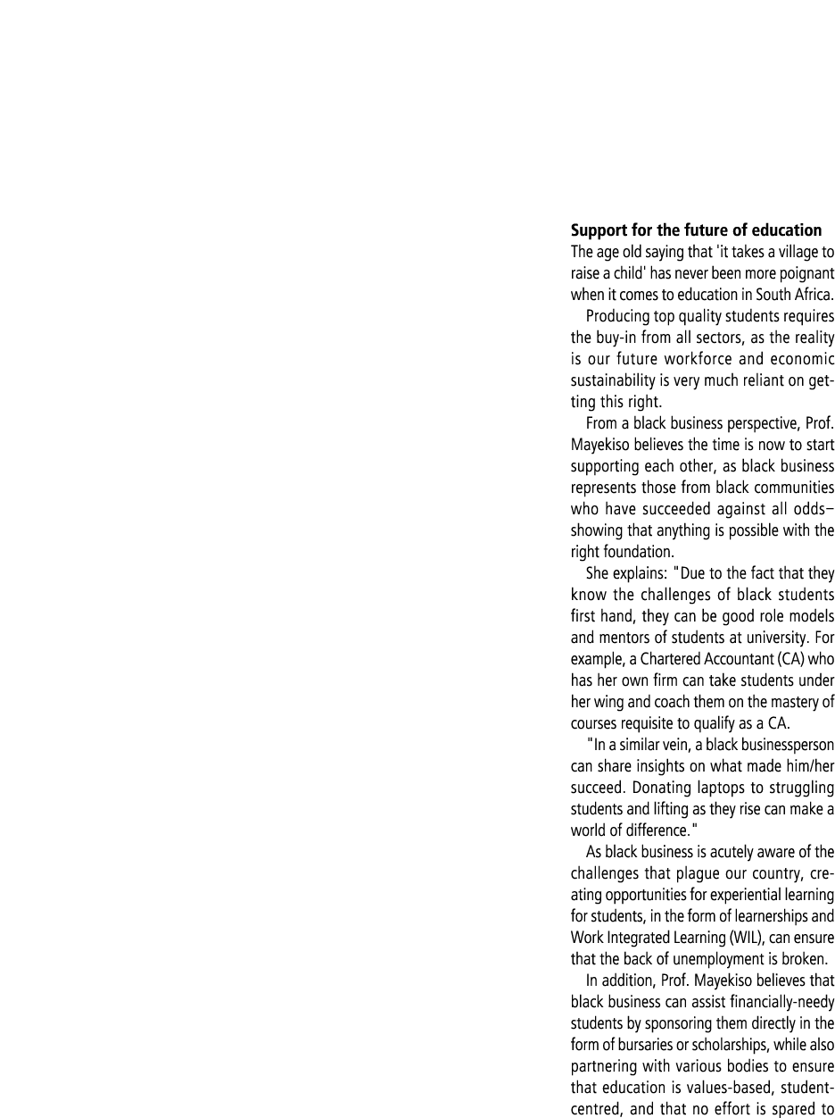 Support for the future of education The age old saying that 'it takes a village to raise a child' has never been more...