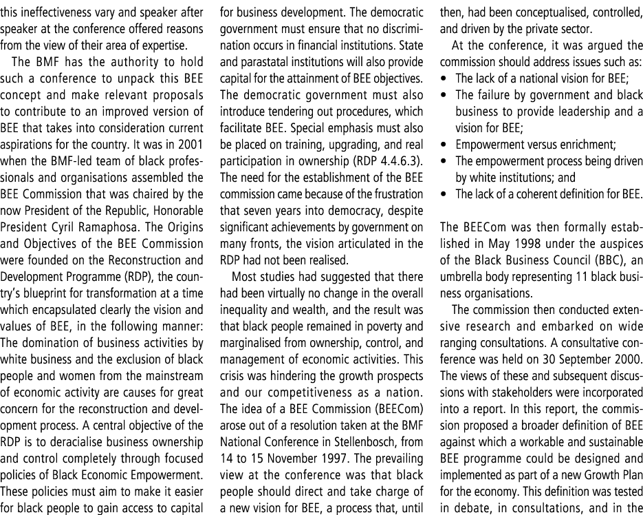 this ineffectiveness vary and speaker after speaker at the conference offered reasons from the view of their area of ...