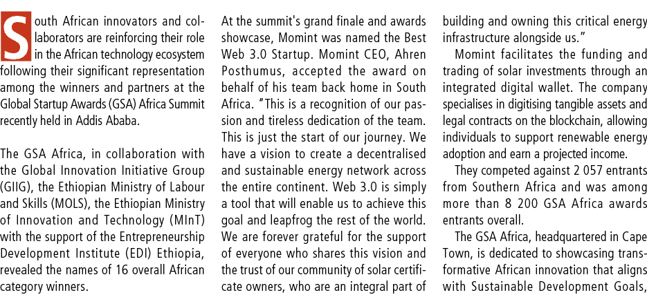 South African innovators and collaborators are reinforcing their role in the African technology ecosystem following t...