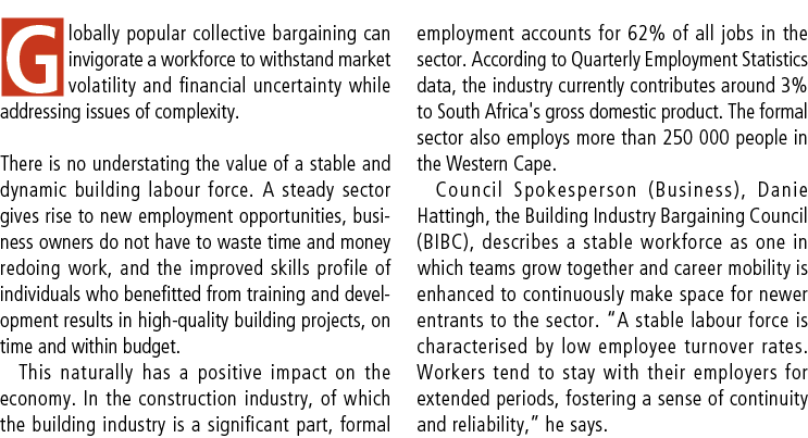 Globally popular collective bargaining can invigorate a workforce to withstand market volatility and financial uncert...
