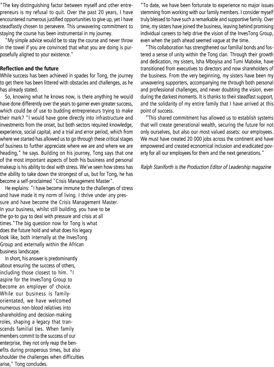 \“The key distinguishing factor between myself and other entrepreneurs is my refusal to quit. Over the past 20 years,...