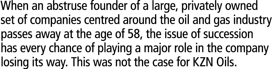 When an abstruse founder of a large, privately owned set of companies centred around the oil and gas industry passes ...