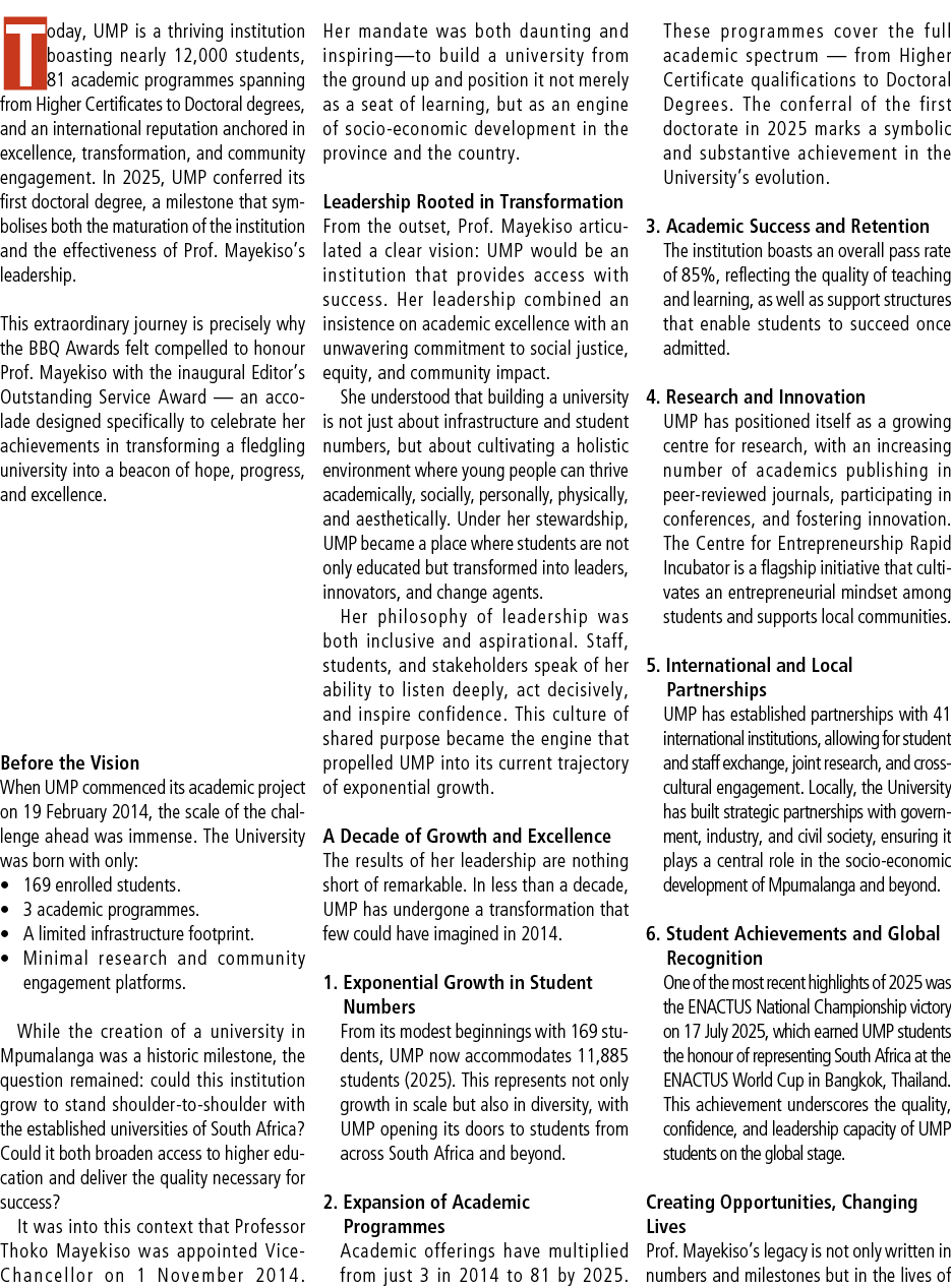 Today, UMP is a thriving institution boasting nearly 12,000 students, 81 academic programmes spanning from Higher Cer...