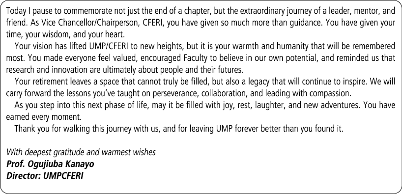 Today I pause to commemorate not just the end of a chapter, but the extraordinary journey of a leader, mentor, and fr...